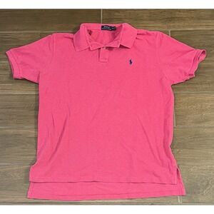 Polo Ralph Lauren Men's Polo Pink Short Sleeve Shirt Size Xtra Large